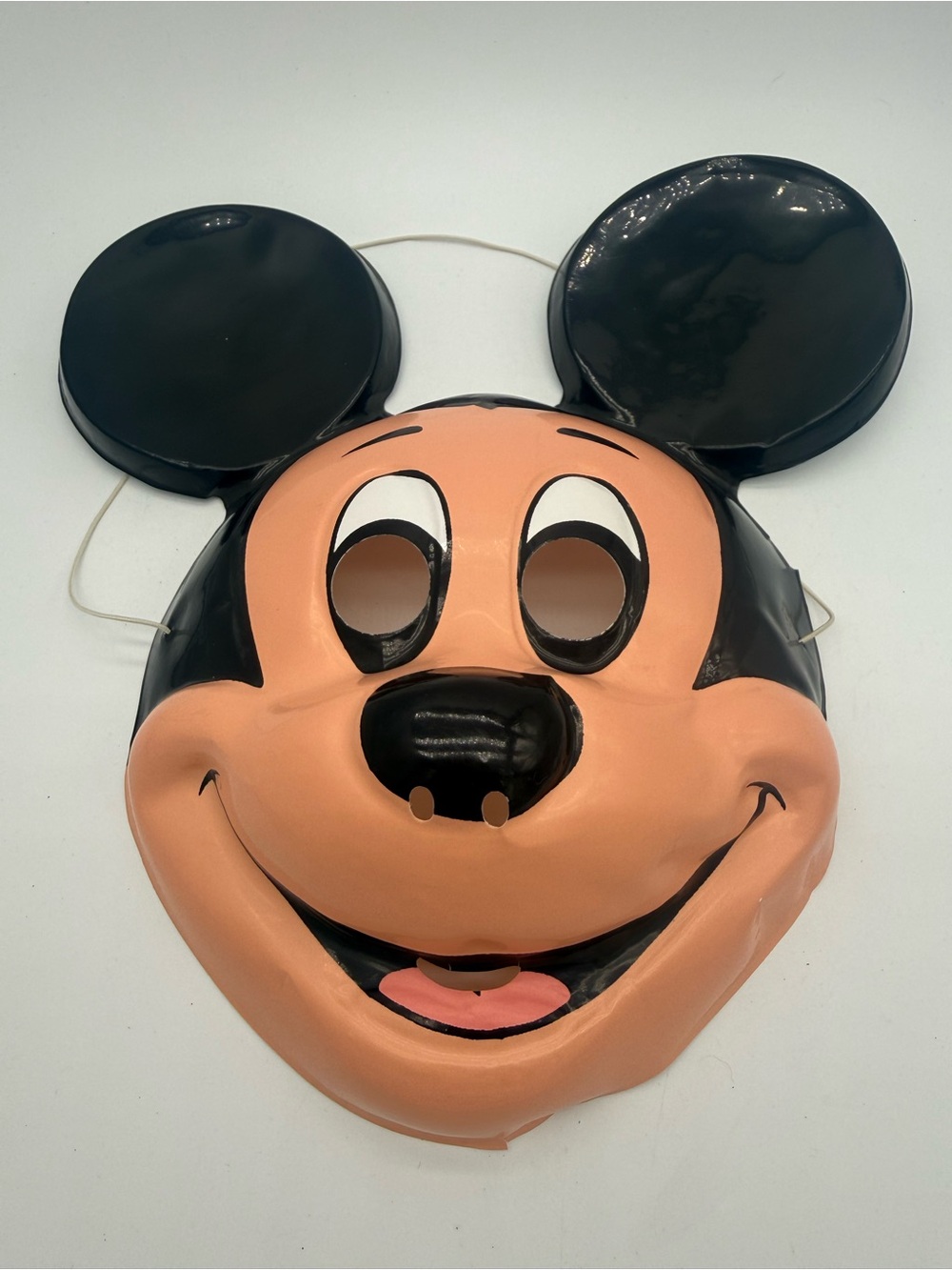 Vintage 1970s Ben Cooper Walt Disney Mickey Mouse Plastic Halloween Costume Mask